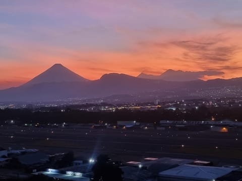 Amazing Aircrafts Views in front of airport Apartment in Guatemala City