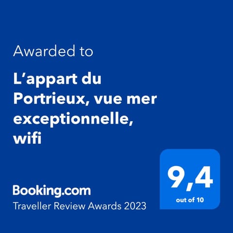 L’appart du Portrieux, vue mer exceptionnelle, wifi Appartamento in Saint-Quay-Portrieux