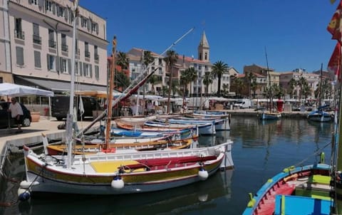 Charmant studio climatisé pinède 1 min de la mer Apartment in Sanary-sur-Mer