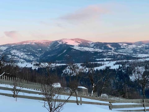 Natural landscape, Winter, Mountain view