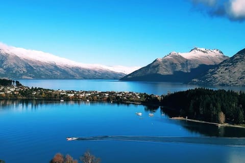 Natural landscape, Winter, Lake view, Mountain view