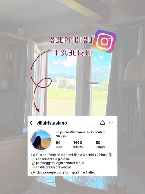 Villa Iris - la prima Villa Vacanze nell'Altopiano Apartment in Asiago