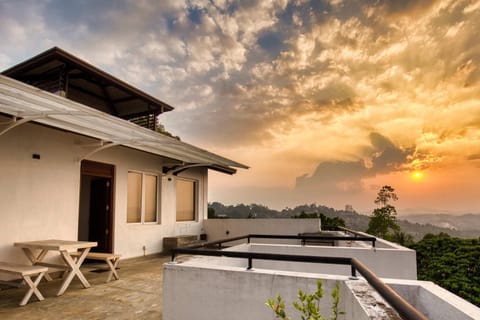 Balcony/Terrace, Mountain view, Sunset