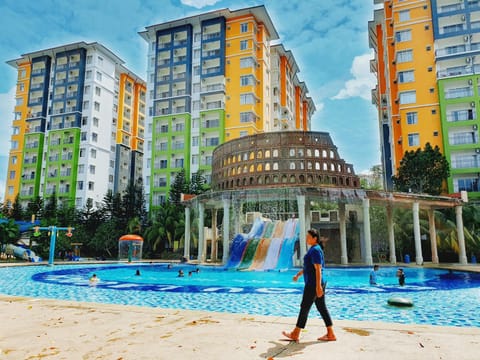 Fun Splash Water Park Resort Melaka - Free ticket UNLIMITED ENTRY Condo in Malacca