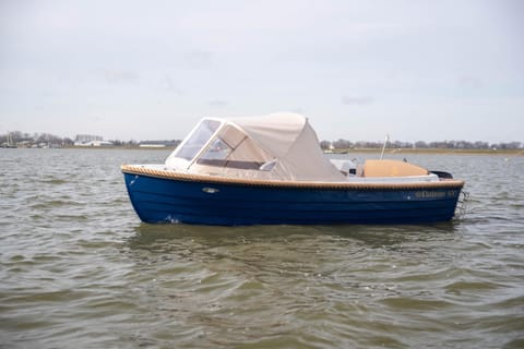 Maasbootje Docked boat in Limburg (province)