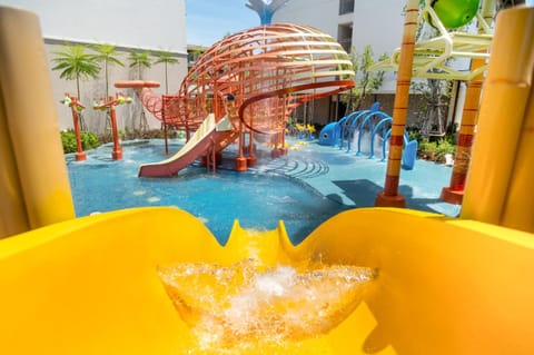 Children play ground, Aqua park, Aqua park, Swimming pool, children