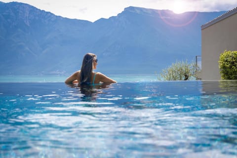 Day, People, Natural landscape, Lake view, Pool view, Swimming pool