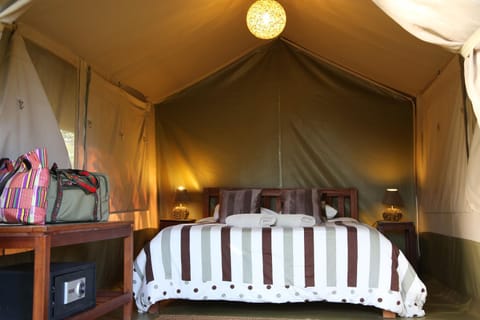 Wildebeest Eco Camp Luxury tent in Nairobi