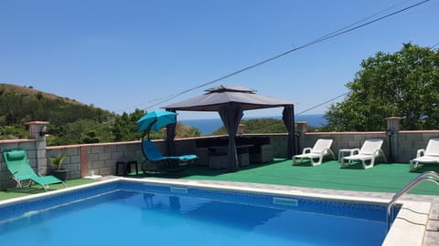 Patio, Day, Pool view, Swimming pool, sunbed