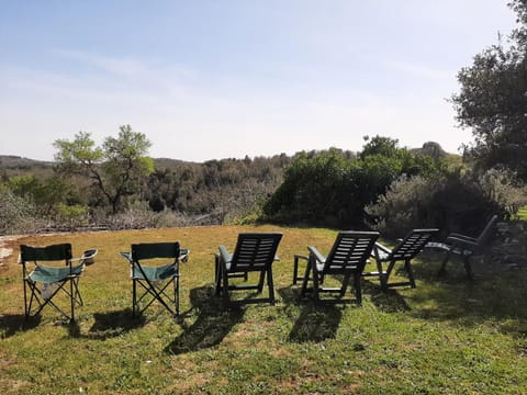 Patio, Spring, Day, Natural landscape, BBQ facilities, Mountain view, sunbed