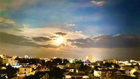 Night, Natural landscape, City view