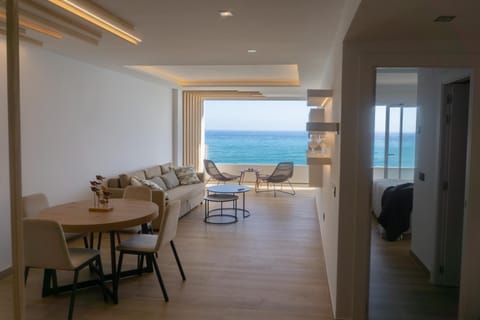 View (from property/room), Living room, Sea view