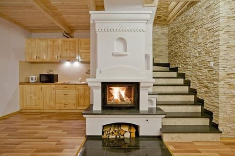 Kitchen or kitchenette, Decorative detail, flat iron, stove