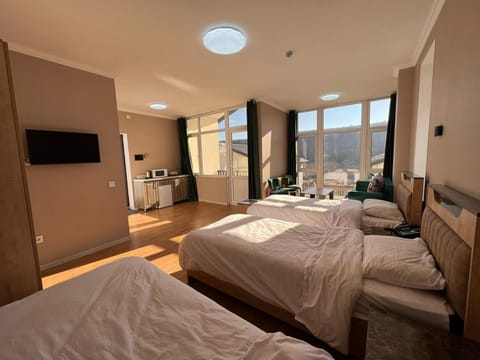 Bed, TV and multimedia, Photo of the whole room, Bedroom, River view