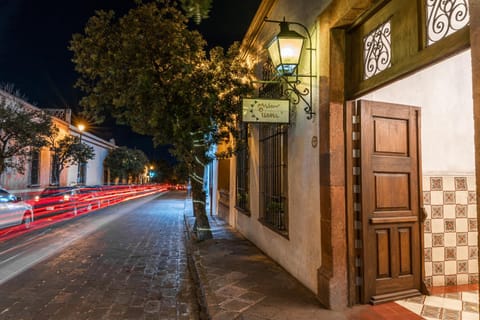 Property building, Night, Neighbourhood, Street view, Parking