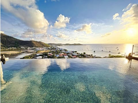 Sea view, Swimming pool, Sunset