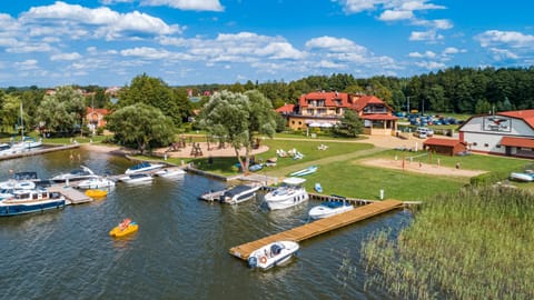 Property building, Bird's eye view, Windsurfing, Lake view