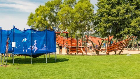 children, Inner courtyard view