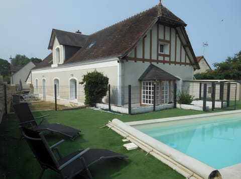 Property building, Living room, Swimming pool