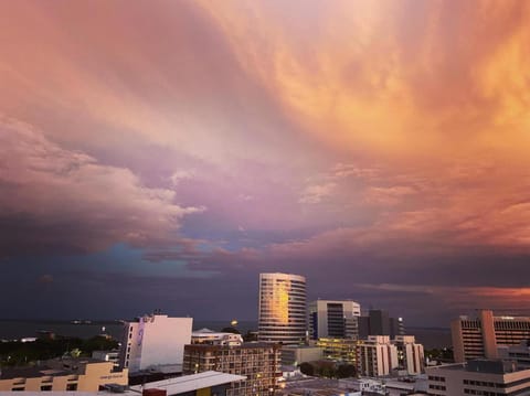 City view, Sunset