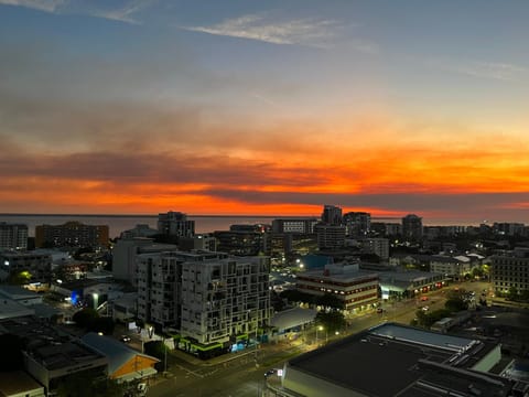 City view, Sunset