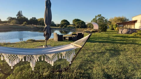 Natural landscape, Garden, Lake view