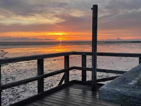 Nearby landmark, Natural landscape, Sunset