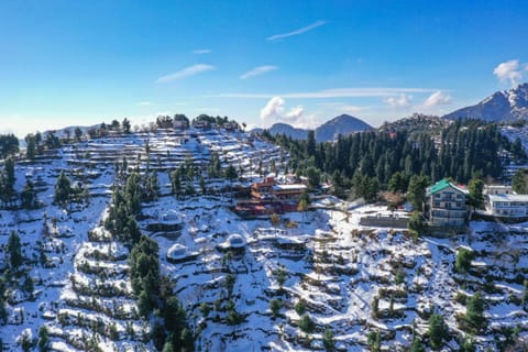 Bird's eye view, Winter, Mountain view