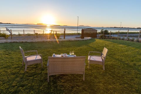 Garden, Garden view, Sunset