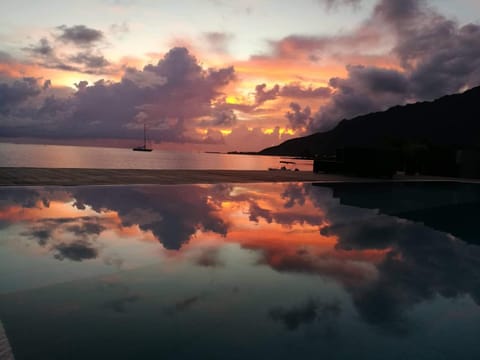 Mountain view, Sea view, Swimming pool, Sunrise