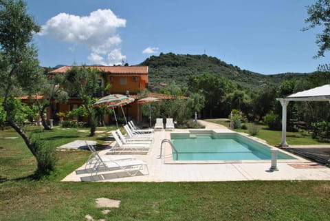 Property building, Pool view