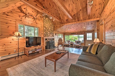 Lakefront Petoskey Abode - Deck, Grill and Boat Dock House in Bear Creek