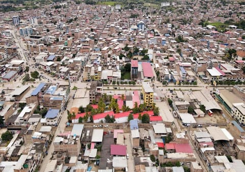 Bird's eye view, City view, Street view