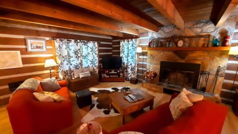 The Mountain Forager Cabin, Whitewater Rafting, Polar Express, Hot Tub, Home Gym, SMNP, SM Railroad Casa in Fontana Lake