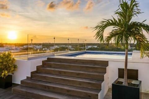 Pool view, Swimming pool, Sunrise, Sunset