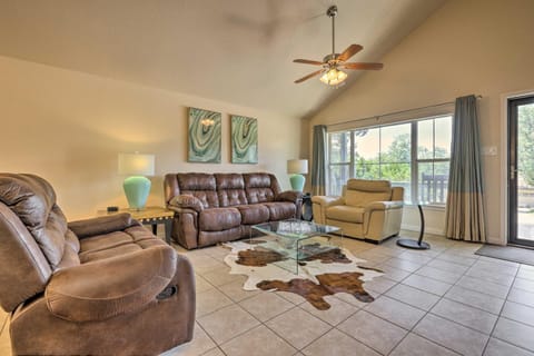 Pet-Friendly Home with Deck 1 Mi to Canyon Lake Fun House in Canyon Lake