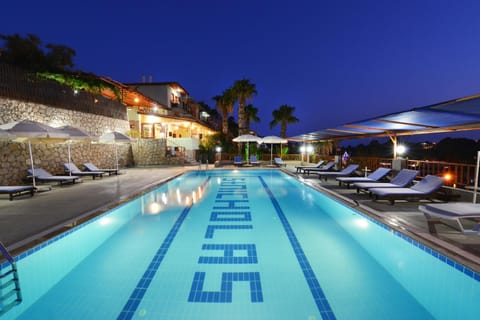 Night, Swimming pool