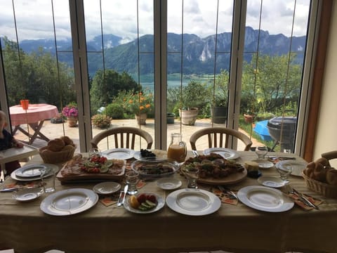 Natural landscape, Mountain view, Dinner