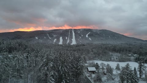 Nearby landmark, Natural landscape, Winter, Sunrise