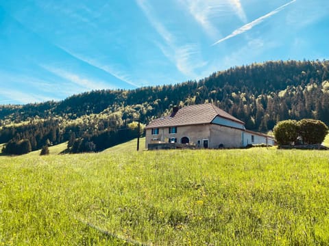 Property building, Spring, Day, Natural landscape, Mountain view