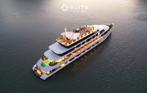 Elite of the Seas Docked boat in Laos