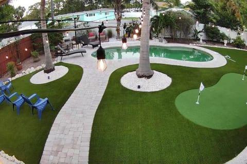 Anna Maria Oasis Resort Style Heated Pool Mini Golf EV Station Villa in Bradenton