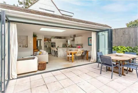 Patio, Living room, Dining area