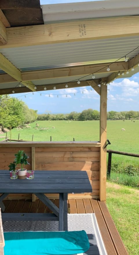 Yurt glyncoch isaf farm Luxury tent in Penbryn