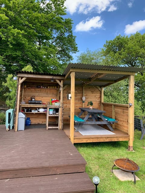 Yurt glyncoch isaf farm Luxury tent in Penbryn