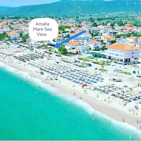 Amalia Mare Sea View & Beach Cafe - Bistro Condo in Decentralized Administration of Macedonia and Thrace