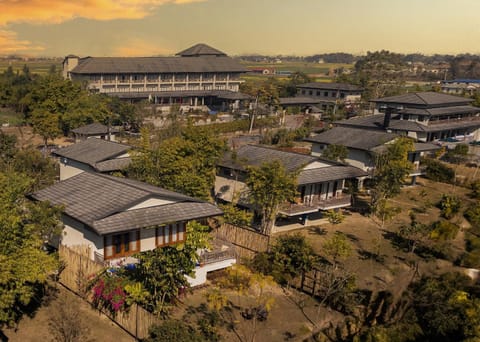 Property building, Natural landscape, Bird's eye view