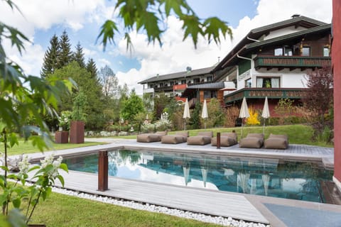 Facade/entrance, Natural landscape, Mountain view, Swimming pool