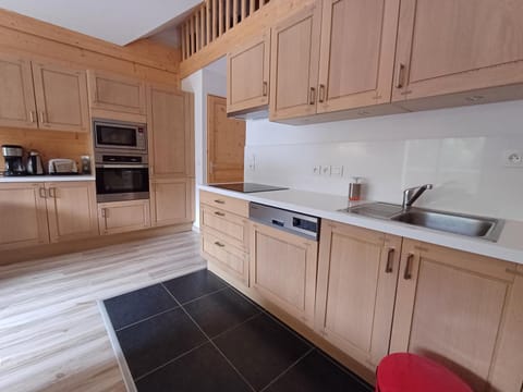 Kitchen or kitchenette, dishwasher, minibar, stove, toaster