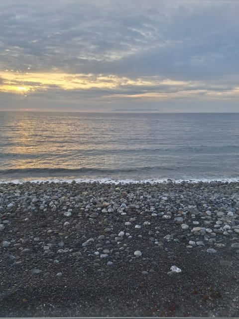 Natural landscape, Sea view, Sunset